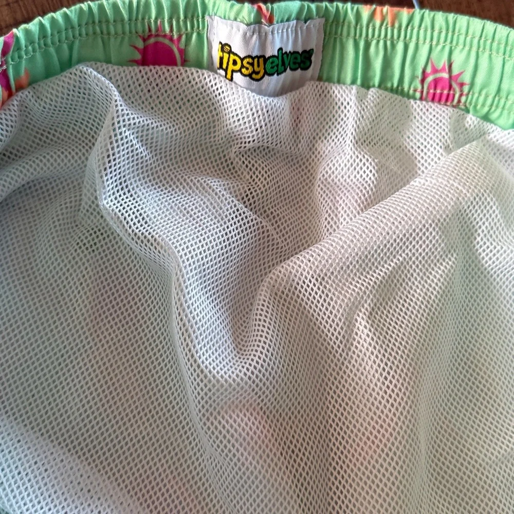 Tipsy Elves NWT  Dinosaur Swim Trunks‎ XXL